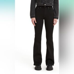 Levi's 726 Women's Black Flare Jeans